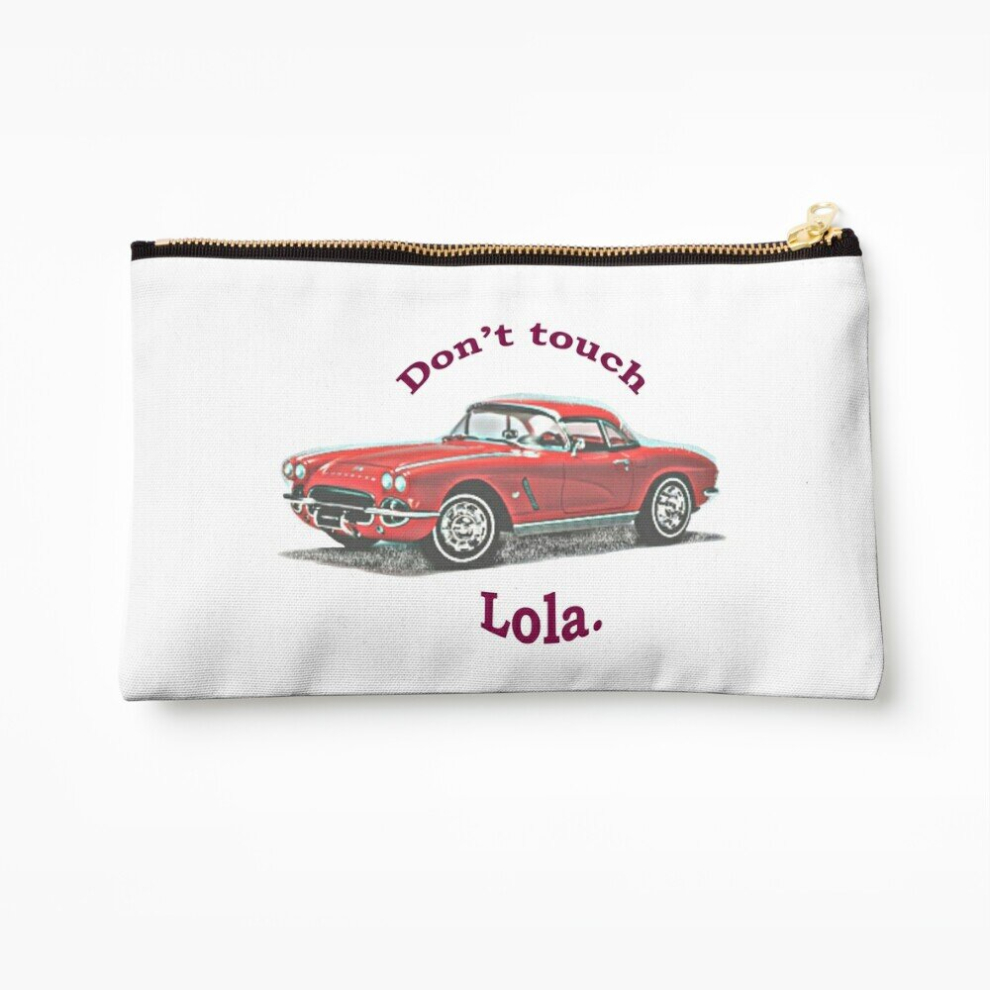 Whibos Makeup Bag Don't Touch Lola. Cosmetic Organizer Tyvek Paper Bags Zipper Pouch