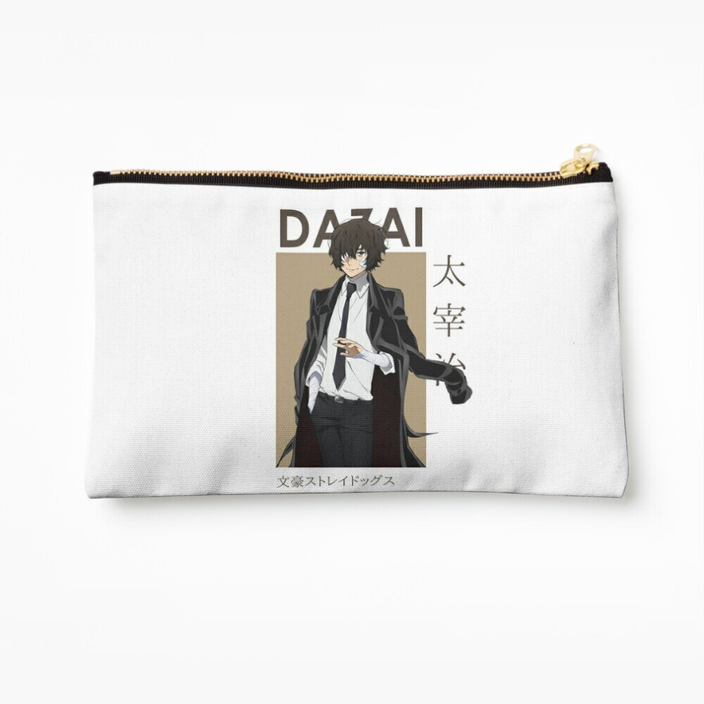 Whibos Makeup Bag Young Osamu Dazai Bungou Stray Dogs Card Anime Cosmetic Organizer Tyvek Paper Bags Zipper Pouch