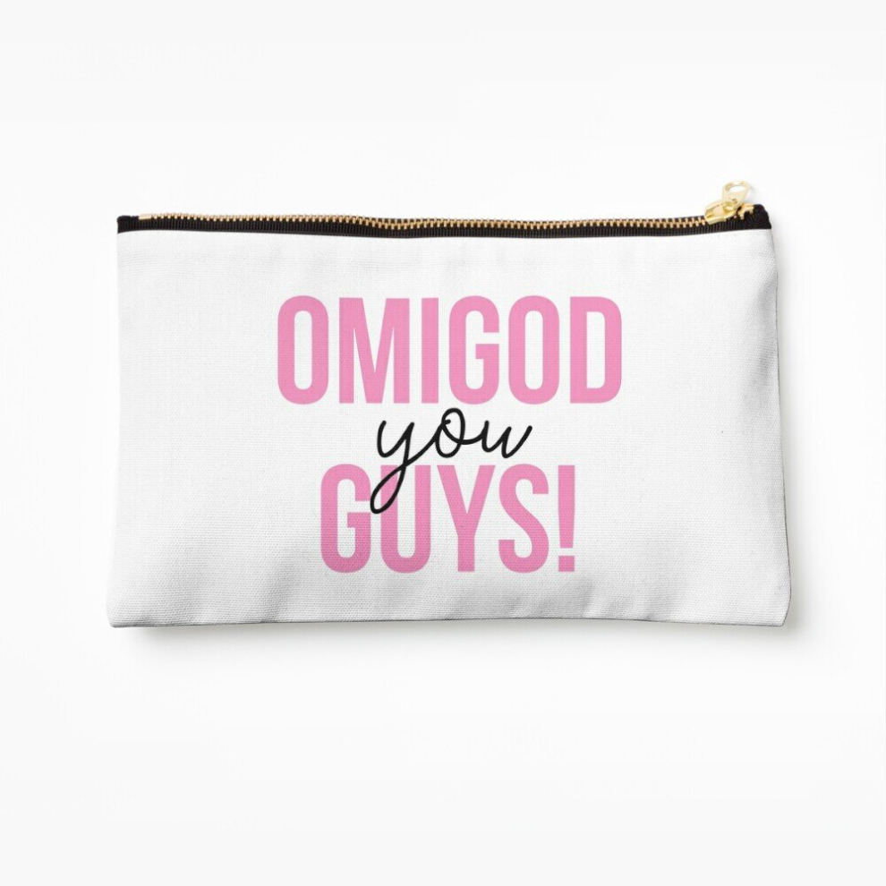 Whibos Makeup Bag Omigod You Guys! Cosmetic Organizer Tyvek Paper Bags Zipper Pouch