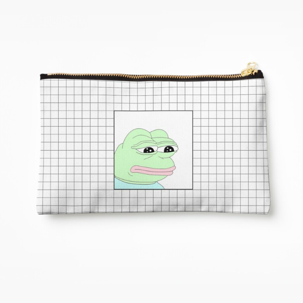 Whibos Makeup Bag Aesthetic Pepe Cosmetic Organizer Tyvek Paper Bags Zipper Pouch