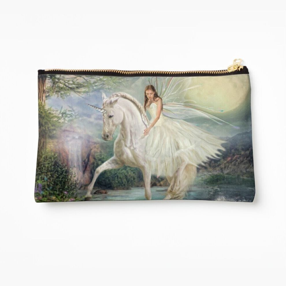 Whibos Makeup Bag Unicorn Magic Cosmetic Organizer Tyvek Paper Bags Zipper Pouch