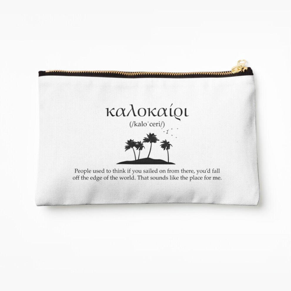 Whibos Makeup Bag Mamma Mia: Kalokairi Cosmetic Organizer Tyvek Paper Bags Zipper Pouch