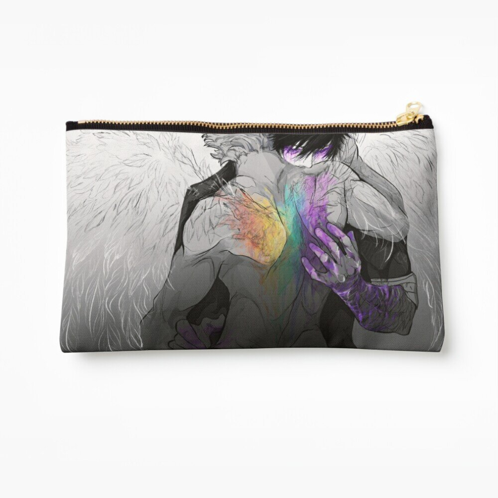 Whibos Makeup Bag Dabihawks Lgbt Pride Cosmetic Organizer Tyvek Paper Bags Zipper Pouch