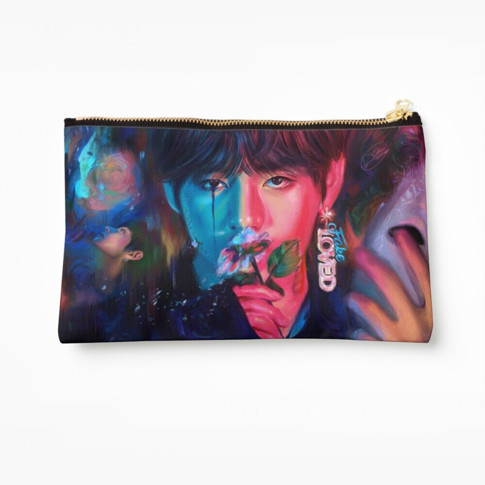 Whibos Makeup Bag Singularity Cosmetic Organizer Tyvek Paper Bags Zipper Pouch