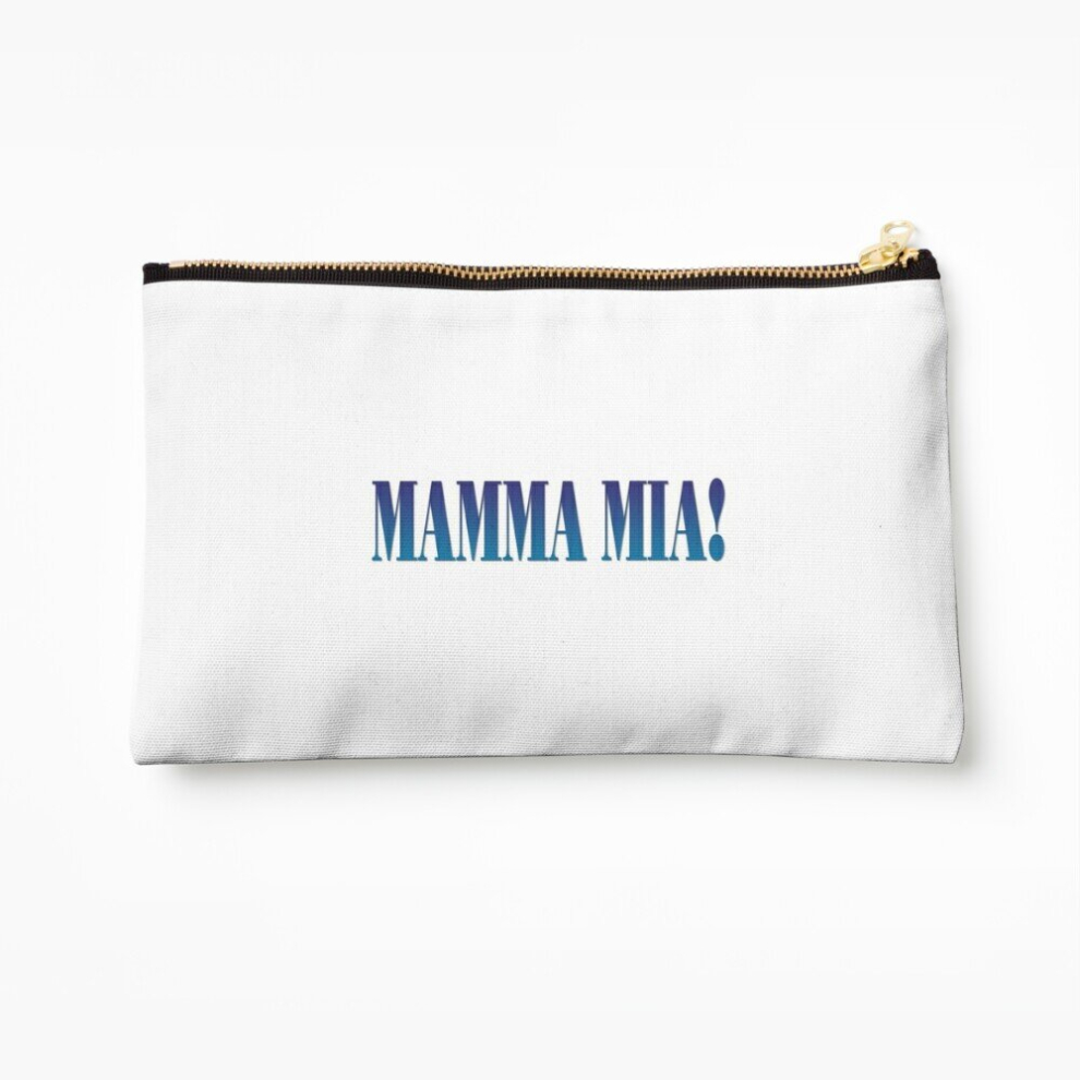 Whibos Makeup Bag Mamma Mia Logo Cosmetic Organizer Tyvek Paper Bags Zipper Pouch