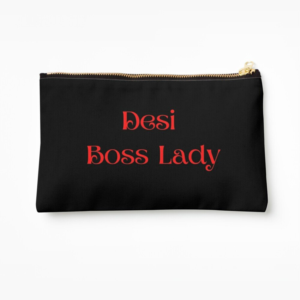 Whibos Makeup Bag Desi Boss Lady Cosmetic Organizer Tyvek Paper Bags Zipper Pouch