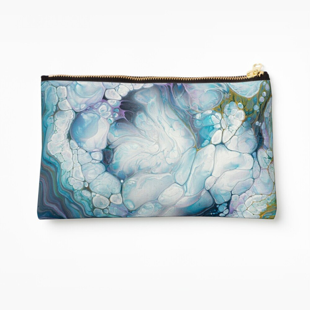 Whibos Makeup Bag Finding Peace Cosmetic Organizer Tyvek Paper Bags Zipper Pouch