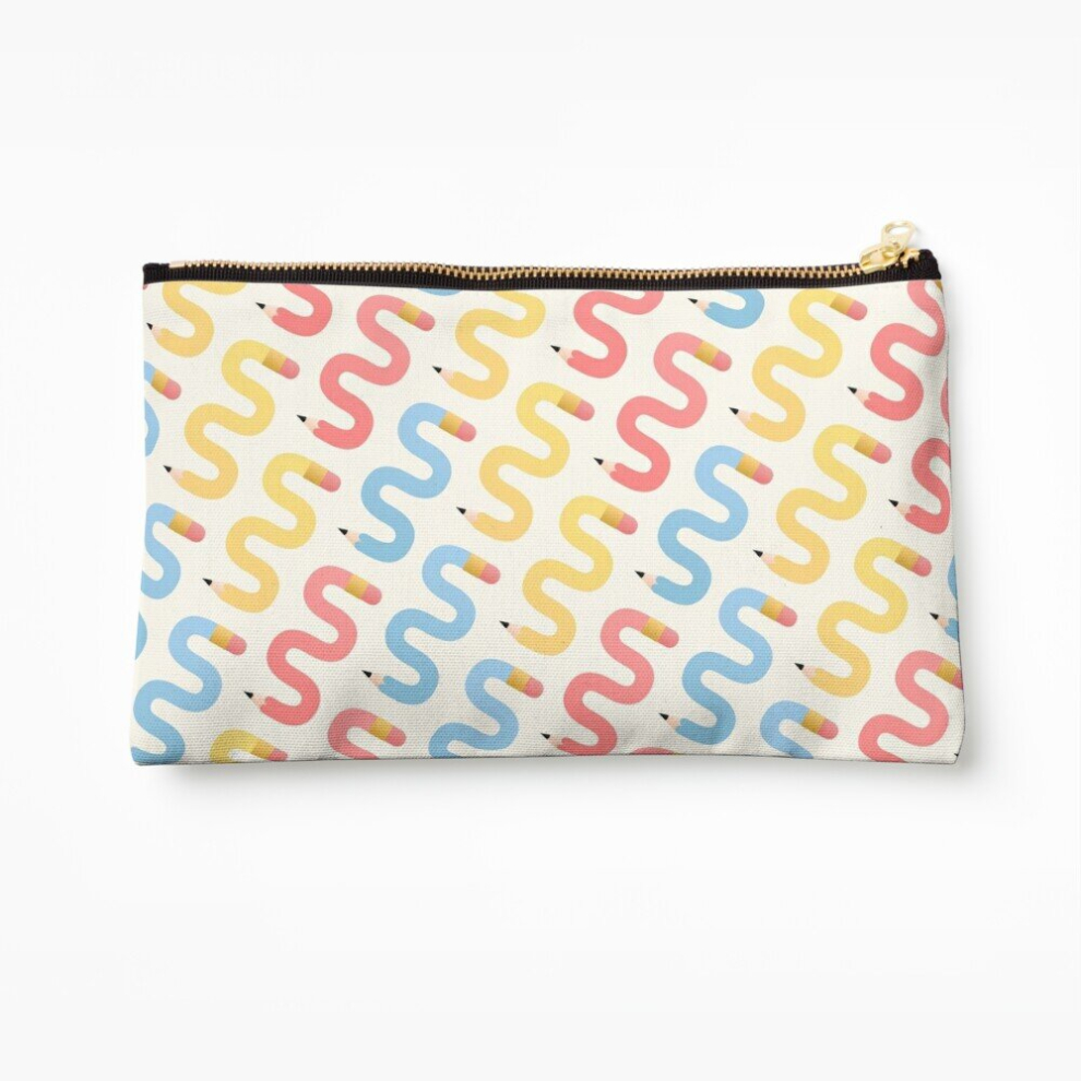 Whibos Makeup Bag Procrastination Cosmetic Organizer Tyvek Paper Bags Zipper Pouch