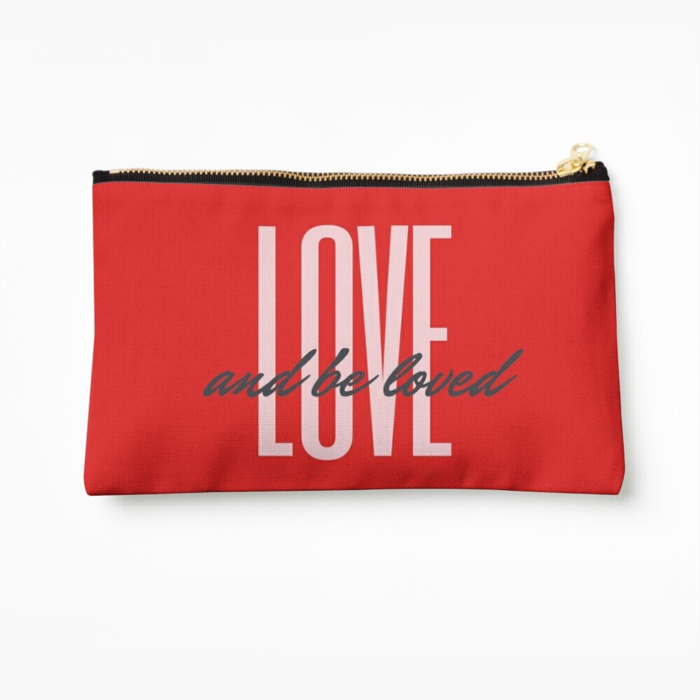 Whibos Makeup Bag Love And Be Loved By Lovezen Cosmetic Organizer Tyvek Paper Bags Zipper Pouch