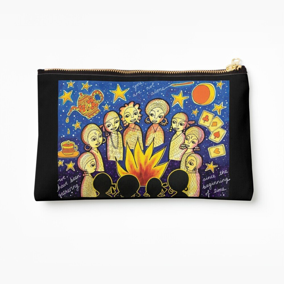 Whibos Makeup Bag Gathering Cosmetic Organizer Tyvek Paper Bags Zipper Pouch