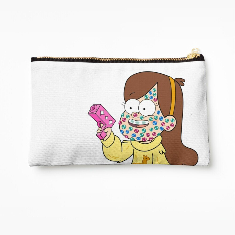 Whibos Makeup Bag Copie De Copie De Mabel (Gravity Falls) Cosmetic Organizer Tyvek Paper Bags Zipper Pouch