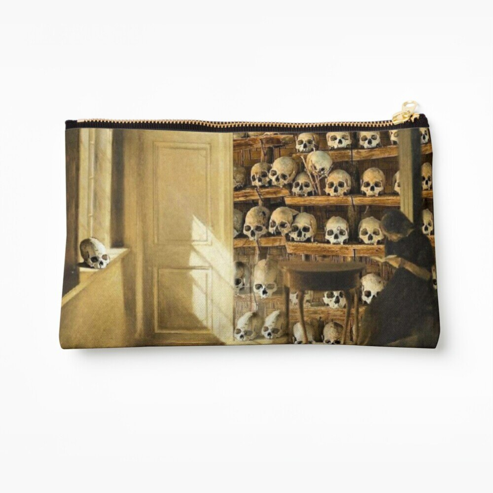 Whibos Makeup Bag The Silence Speaks Cosmetic Organizer Tyvek Paper Bags Zipper Pouch