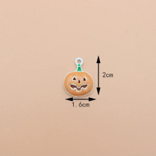 10Pcs Happy Halloween Enamel Charms Beads DIY Earrings Bracelet Neacklace Pendant Accessories For Jewelry Making Findings