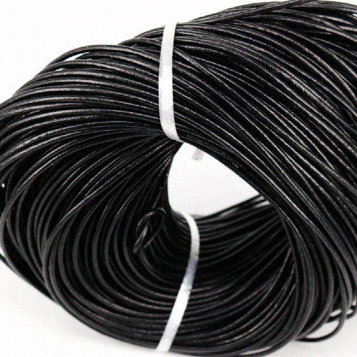 100Meter Cowhide Rope Leather Cord 2MM 2