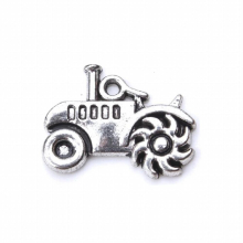 10pc/lot 20 x 16mm Tractor Charms Antique Silver Farm and Agriculture Designs for diy charms pendant necklace jewelry