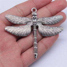 1pcs Charms Dragonfly DIY Jewelry Findings For Jewelry Making Accessories Antique Silver Big Dragonfly Charms