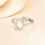 Ring Base for 7x9mm Oval Cabochons Ring Setting Plated 925 Silver Adjustable Ring Blank SR0150 2