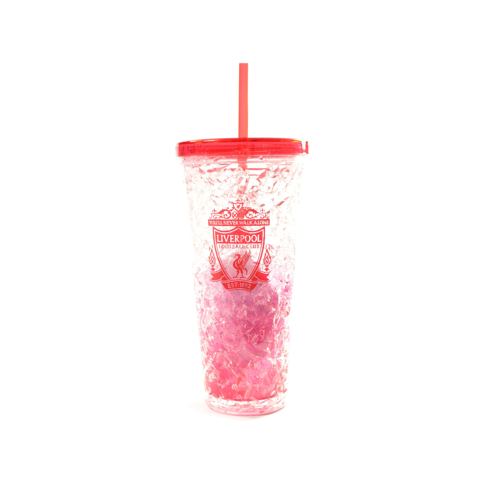 (Liverpool FC) Football Freezer Cup With Straw