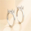 Ring Base for 7x9mm Oval Cabochons Ring Setting Plated 925 Silver Adjustable Ring Blank SR0150 4