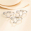 Ring Base for 7x9mm Oval Cabochons Ring Setting Plated 925 Silver Adjustable Ring Blank SR0150 5