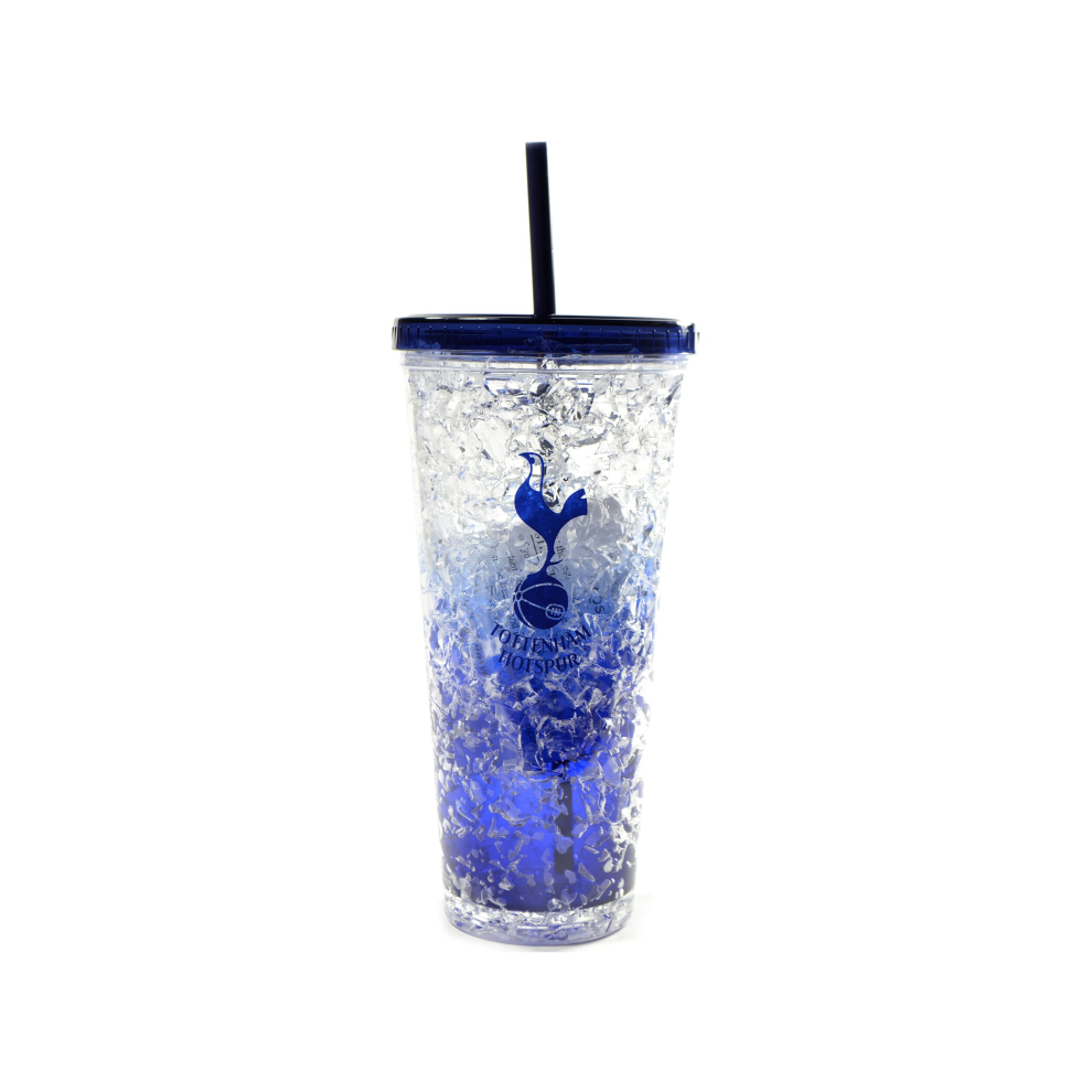 (Tottenham Hotspur FC) Football Freezer Cup With Straw