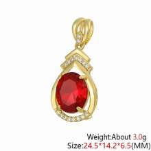 Plated 18K Enamel Colorful Zircon Bear Necklace Pendant Bear Handicraft Cubic Zirconia Jewelry Making