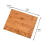 Bamboo Chopping Board Set 3PC Cheese Bread Veg Cutting Boards Small 2