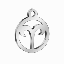 12 Constellation Stainless Steel Pendants for Women Necklace DIY Jewelry Making Wedding Accessories Birthday Gift for Girl