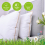 (Gold) Cotton Piping Multipack Pillows for Comfort Sleep 3