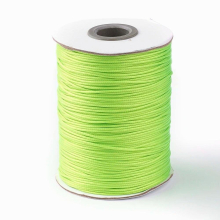 about 85yards/roll 1mm Waxed Polyester Cord Braid Bracelet String Necklace Rope for Jewelry Making DIY Beading Thread