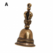 1 Pcs Brass Six-character Bell Gourd Heart Sutra Bat Keychain Pendant For DIY Jewelry Accessories