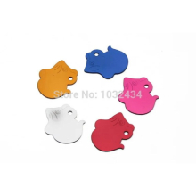 50pcs/lot Engraved Pet Cat Dog ID Tag Pendant Pet ID Name Tag