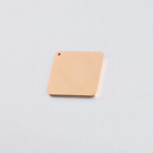Fnixtar Stamping Blank Square Charm Tags Mirror Polished Stainless Steel DIY Engraved Charms 2mm Thickness 30mm 20piece/lot