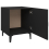 VidaXL (black, 2) vidaXL 1/2x Bedside Cabinet Engineered Wood End Table Nightstand Multi Colours 8