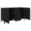 VidaXL (black) vidaXL Sideboard Storage Cupboard Cabinet Buffet Highboard Engineered Wood 9