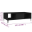 VidaXL vidaXL Coffee Table Black Engineered Wood Couch Accent Centre End Indoor Table 6