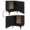 VidaXL (black, 2) vidaXL 1/2x Bedside Cabinet Engineered Wood End Table Nightstand Multi Colours 9