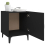 VidaXL (black, 2) vidaXL 1/2x Bedside Cabinet Engineered Wood End Table Nightstand Multi Colours 10