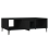 VidaXL vidaXL Coffee Table Black Engineered Wood Couch Accent Centre End Indoor Table 9