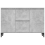 VidaXL vidaXL Sideboard Concrete Grey Engineered Wood Storage Cabinet Standing Shelf 5