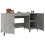 VidaXL (Concrete grey) vidaXL Desk Engineered Wood Office Computer Study Writing Desk Multi Colours 7