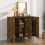 VidaXL (smoked oak) vidaXL Sideboard Engineered Wood Indoor Cupboard Storage Cabinet Multi Colours 5