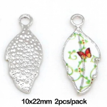 Retro Style Leaf,tower,heart,hand Enamel Charms Pendant Jewelry finding for DIY necklace bracelet making craft