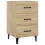 VidaXL (sonoma oak) vidaXL Bedside Cabinet Engineered Wood Nightstand Side Table Multi Colours 4