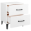 VidaXL (white, 2) vidaXL 1/2x Bedside Cabinet Engineered Wood End Table Nightstand Multi Colours 8