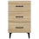 VidaXL (sonoma oak) vidaXL Bedside Cabinet Engineered Wood Nightstand Side Table Multi Colours 5
