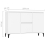VidaXL vidaXL Sideboard White Engineered Wood Book Storage Cabinet Standing Shelf 8
