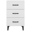VidaXL (white) vidaXL Bedside Cabinet Engineered Wood Nightstand Side Table Multi Colours 5