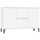 VidaXL vidaXL Sideboard White Engineered Wood Book Storage Cabinet Standing Shelf 4