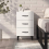 VidaXL (white) vidaXL Bedside Cabinet Engineered Wood Nightstand Side Table Multi Colours 9
